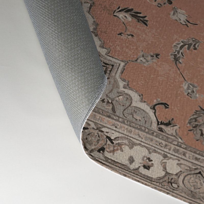Tapis gris d'intérieur et d'extérieur Tabriz, Rectangle 9 pi x 12 pi