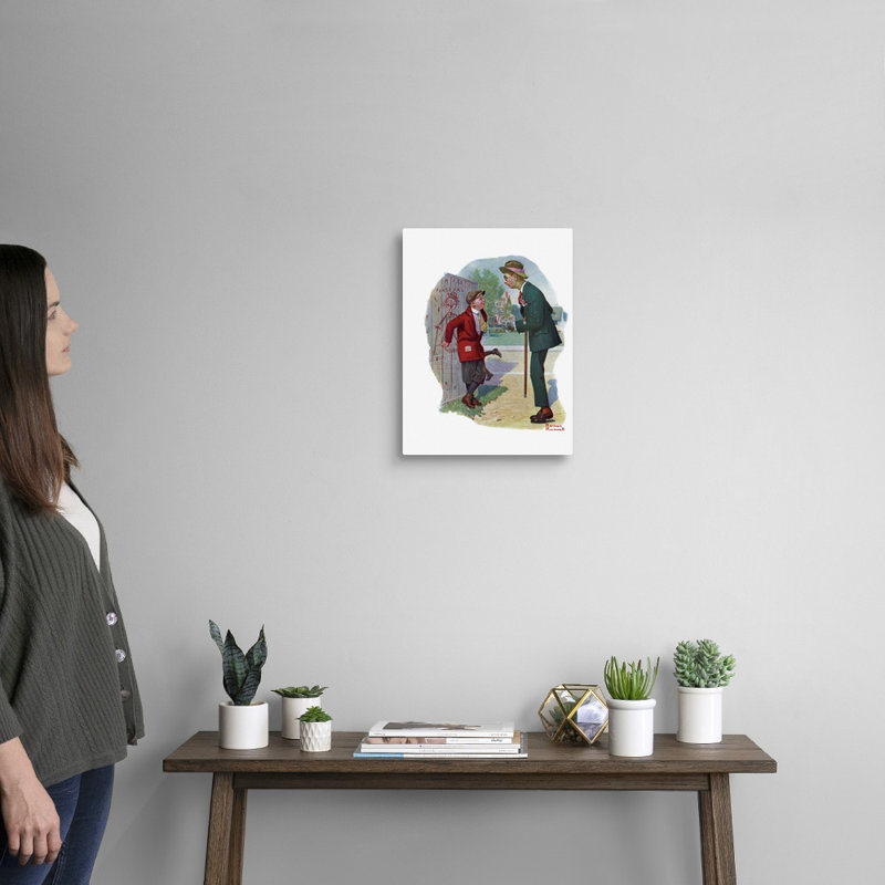 T'aint You, art mural sur toile, Toile tendue, H 16 po x l 12 po x P 1,25 po