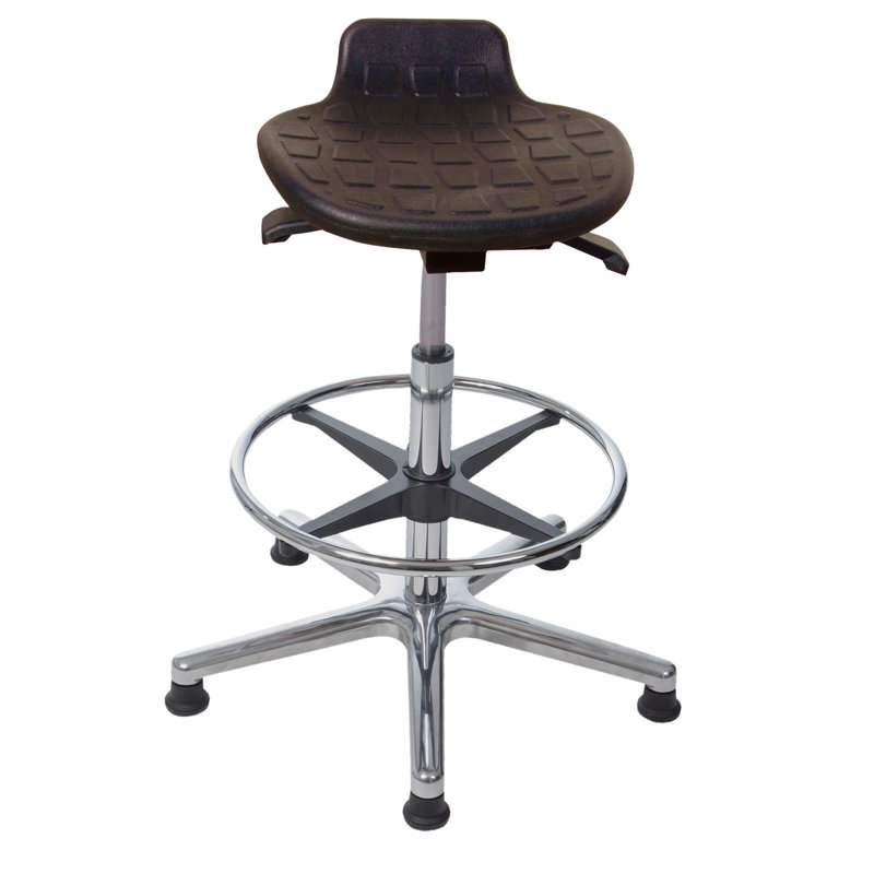 Adjustable Height Ergonomic Stool Footring