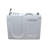 Flotila 26.5'' W 42.7'' H Frameless D Shaped Tub Enclosure-98225082