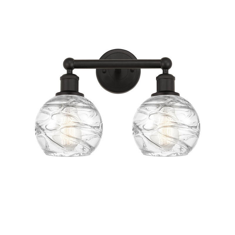 Cambria 2 - Light Dimmable Vanity Light, Oil Rubbed Bronze, Clear