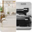 Lit plateforme tapissier grand Carmen avec tête de lit à oreilles, structure de lit tapissier en chenille, lit sommier rembourré en mousse haute densité-1277177497