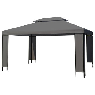 13,1 pi L 9,8 pi. D Pavillon de jardin en acier