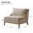 Theoren 37.5"W Farmhouse Oversize Solid Wood Accent Chair-101167011