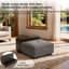 Chaise rembourrée sans accoudoirs en chenille-186493754