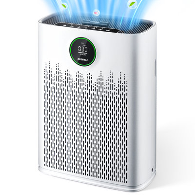 Purificateur d'air pour grande pièce, couvre jusqu'à 223 m² avec filtre HEPA véritable, mode nuit à 22 dB