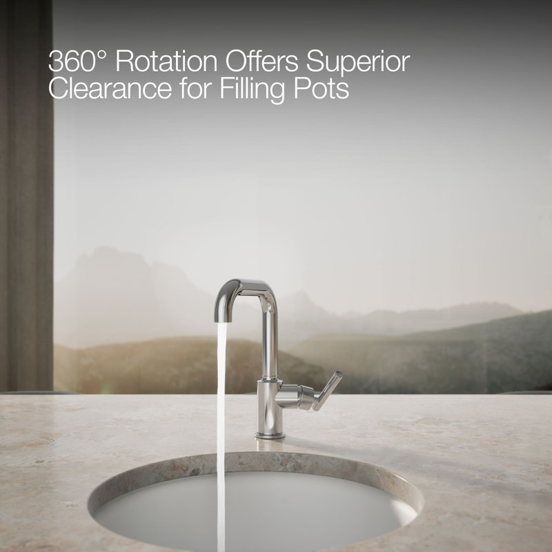 Purist® Bar Faucet with Accessories, Polished Chrome