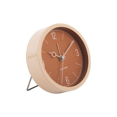 Aluminium Mechanical Alarm Tabletop Clock