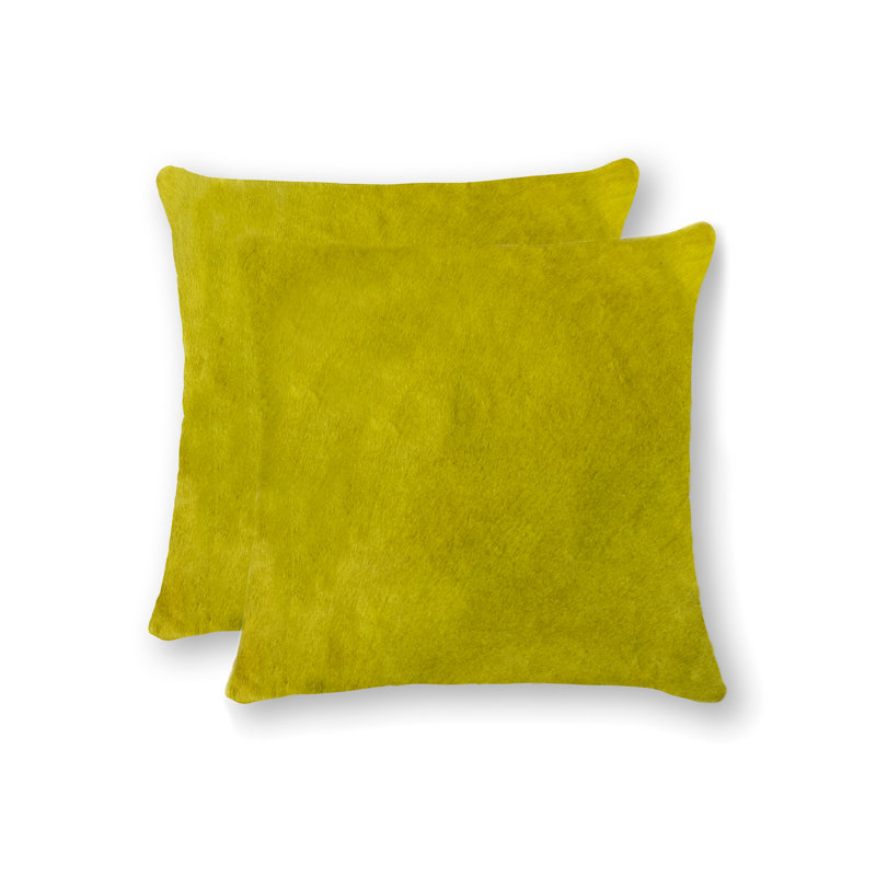  Coussin en peau de vache, Yellow