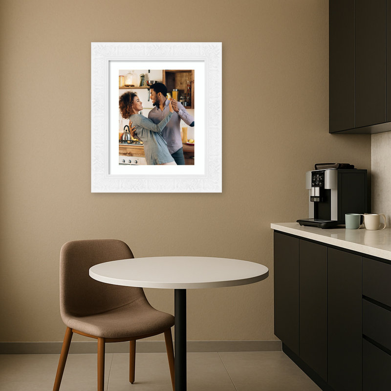Cadre photo Luxe, Blanc Luxe, 20 x 24 emmêlés à 16 x 20