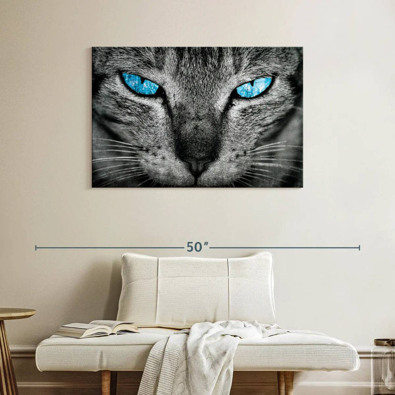 Brampt Cat Eyes Pop, 26" H x 39" W