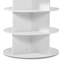 Étagère à chaussures rotative 7 niveaux 7 ° tournante à 360 ° ..., 8,66 x 26,38 x 26,38 pouces, PVC, 1 pièce, étagère à chaussures, blanc, solution de rangement polyvalente