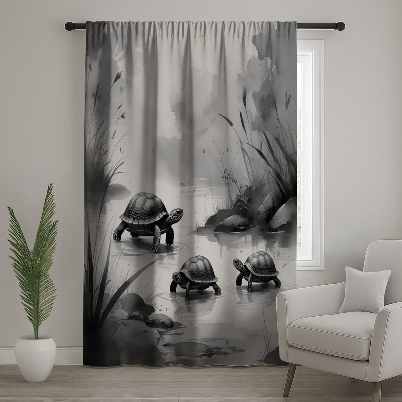 Rideaux et rideaux occultants - 1 panneau, 50 po x 92 po - 1 panneau, Transparent