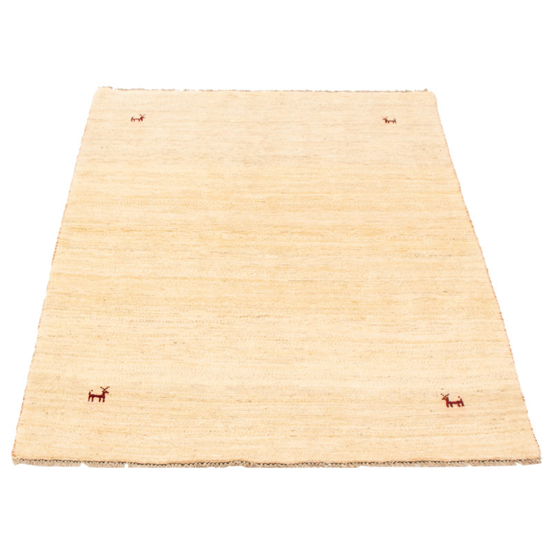 Tapis crème Kashkuli Gabbeh 4 pi 11 po x 6 pi 7 po
