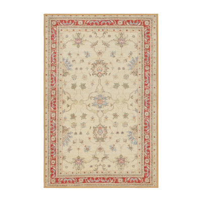 Tapis brun/noir/crème traditionnel Chadwyck