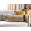 LUINA Beige Rectangular Lumbar Cushion