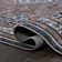 Dalyan Geometric Medallions Machine-Washable Brown/Blue/Gray Rug