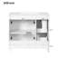 Meuble-lavabo moderne 36 po avec lavabo en céramique-112387309