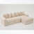 Mélange de polyester beige sélectionné