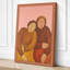 Figures in Conversation Modern - Wrapped Canvas-1026561626-1026561634