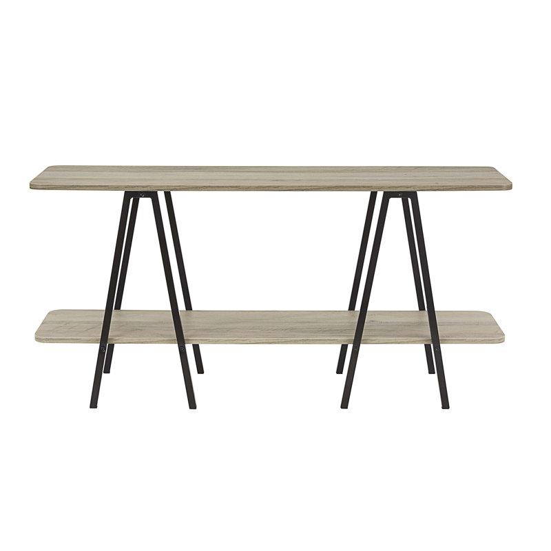 Buffet 47,24 po avec 2 tablettes Modern, Gris