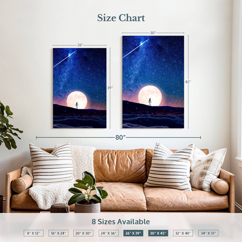 Kelan Space Walking Dead, 39" H x 26" W