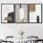 Grunge Brown Gray Paint Abstract Modern Rustic Nordic Home Decor - Framed Canvas Print Wall Art Work-73380046-73380044