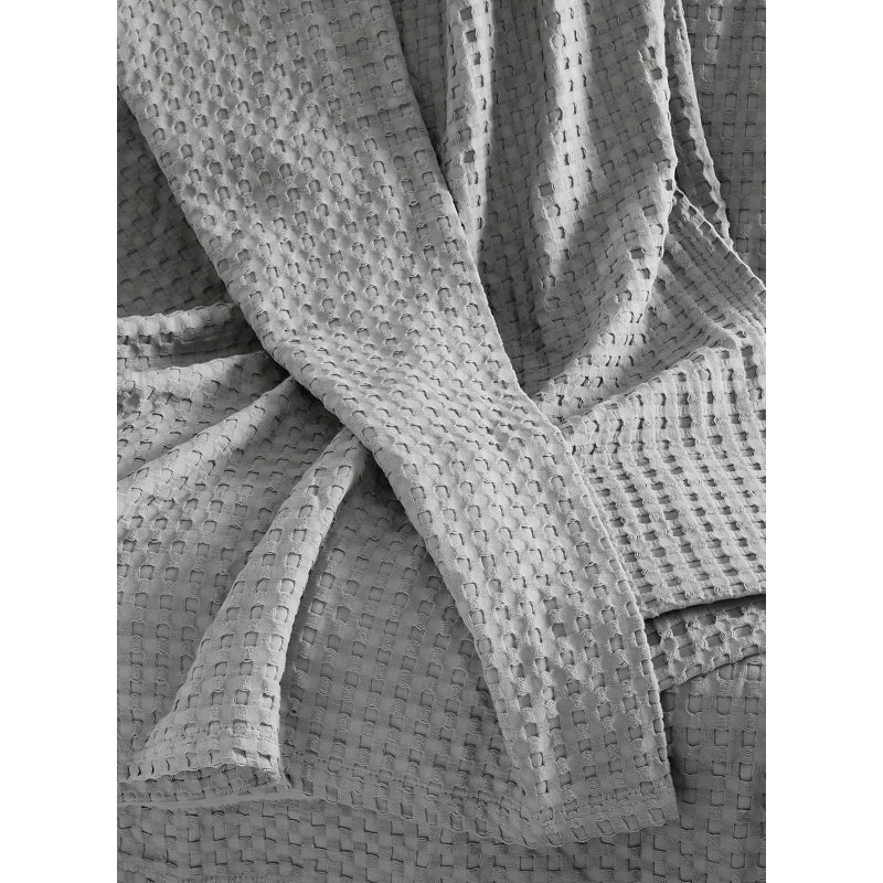 Couverture de lit Brooklyn, Twin Blanket, Gris frais