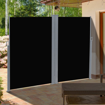 Double auvent de jardin pour terrasse