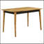 Table à hauteur de comptoir Memmel en sheesham naturel et noir avec élégance moderne Mid-Century, idéale pour les petits espaces