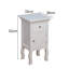 Stanhope 33cm W Manufactured Wood Bedside Table