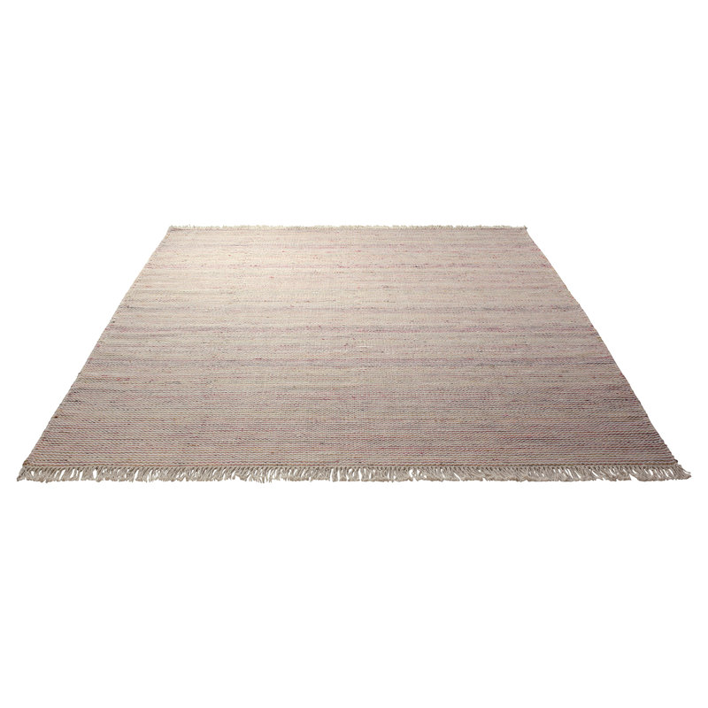 Misty Solid Colour Wool Area Rug, 60 x 110cm