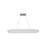 Chevron Linear Island Pendant - Brushed Nickel