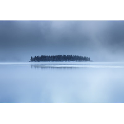 Lone Island by Dan_prat - No Frame Print on Canvas