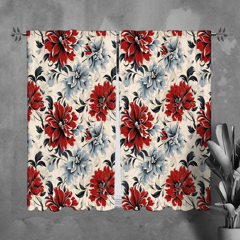 Paire de rideaux obscurcissant en polyester Rianny, L 20 po x L 82 po