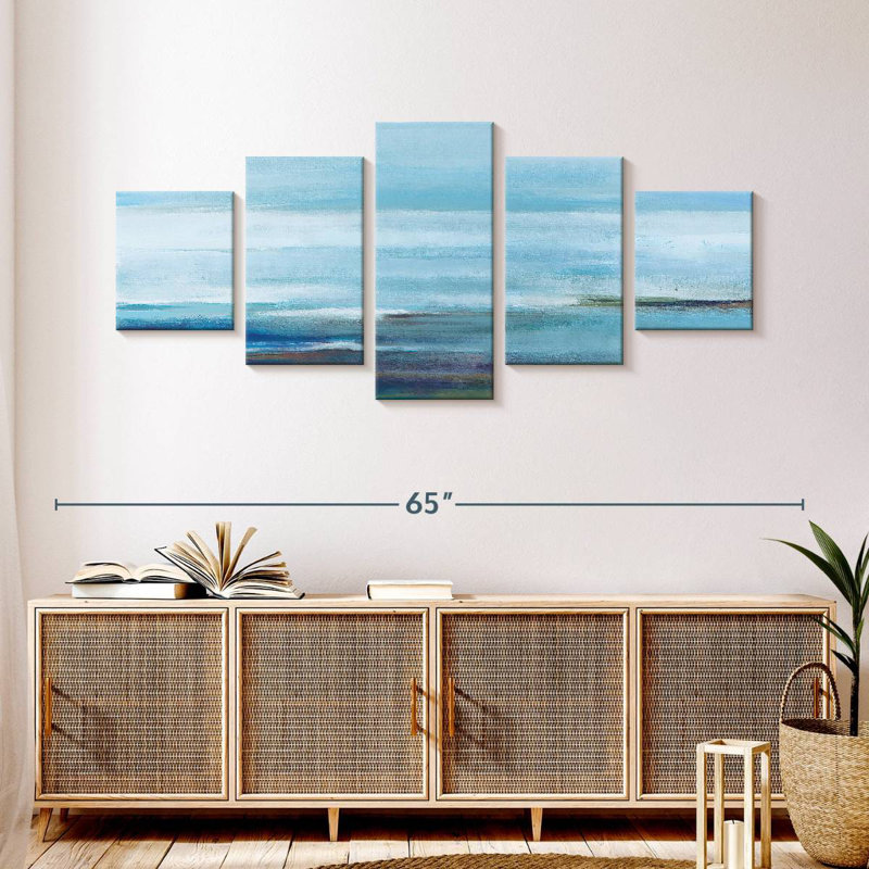Calm Water Abstract, H 36 po x l 80 po