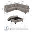 Fruzsina Upholstered L-Shaped Sectional Symmetrical-87394338