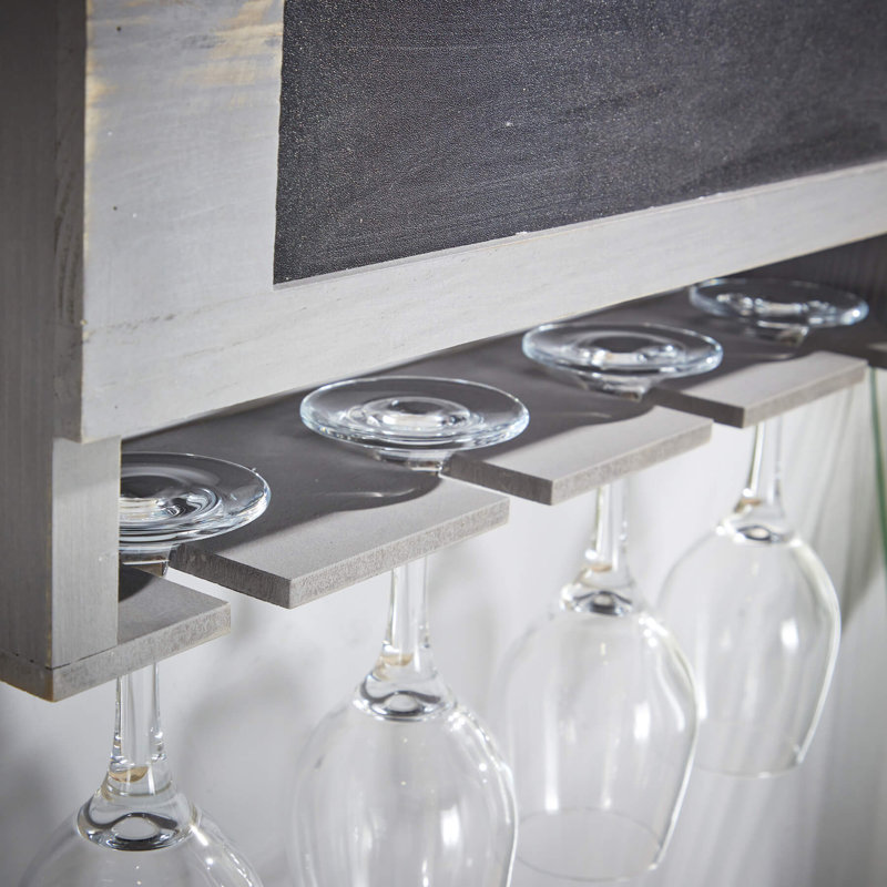 Aylsham Fully Assembled Wine Bottle and Glass Storage Shelving Unit
