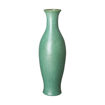 Pot en céramique intérieur / extérieur vert Ossining 38 po