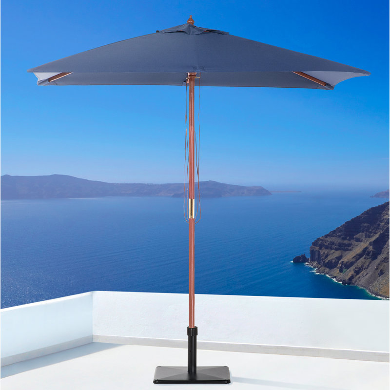 Anella 195cm X 144cm Rectangular Market Parasol, Blue