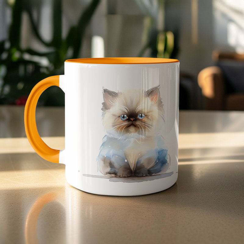 Mug, Orange, 3