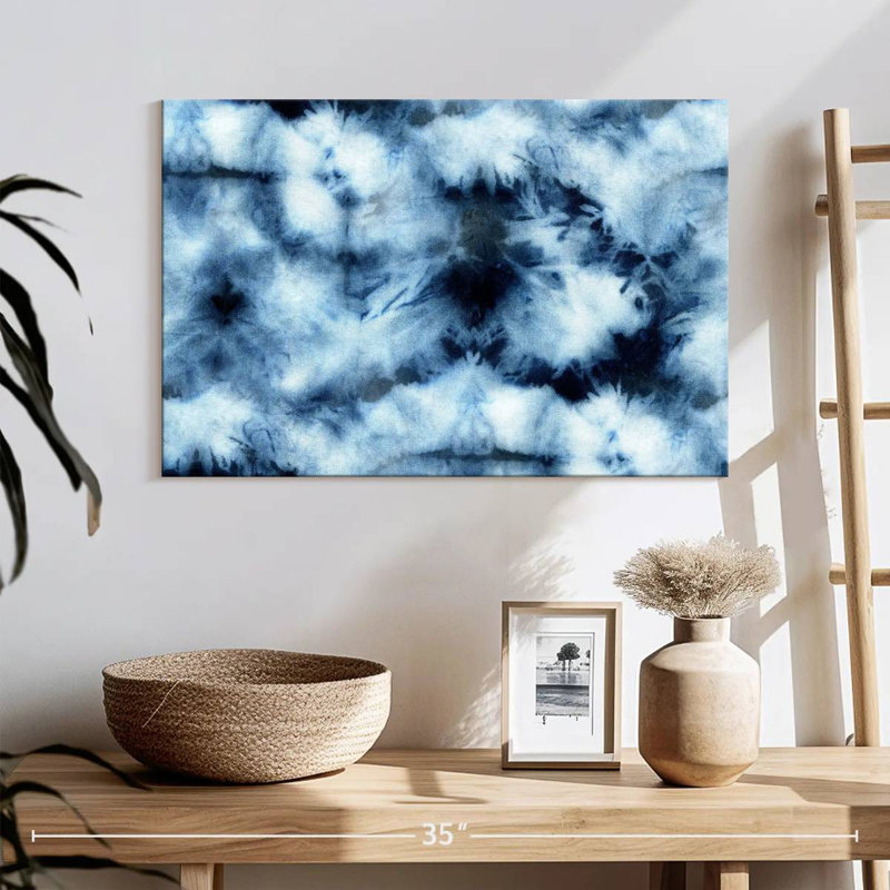 Avery Shibori Dye Colorful Abstract, 16" H x 24" W