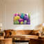 Plantes et fleurs, impression de motif de cactus coloré Z251224084240944398-1612484277