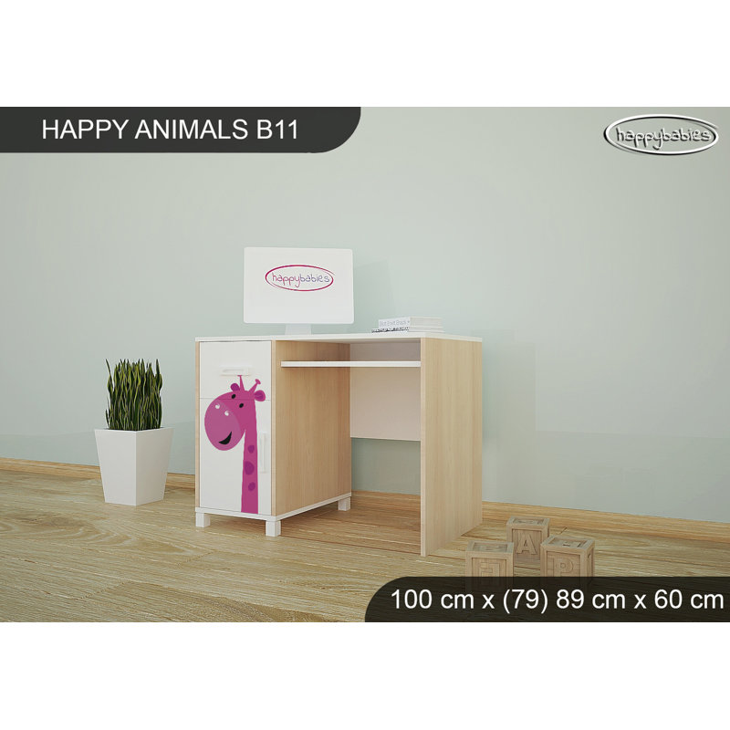 100cm Writing Desk, Oak