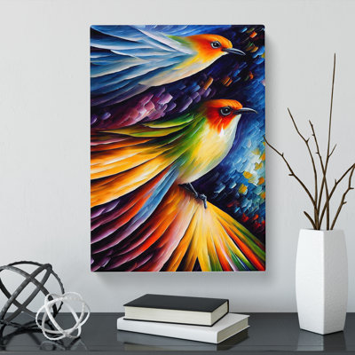 Thynes Swallow Bird Painted Vol.1 - Wrapped Canvas