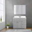 Meuble-lavabo de 37 po avec plateau Brookings, prêt à assembler, peint en gris Sherwin Williams® - Design House, 597799-61197997