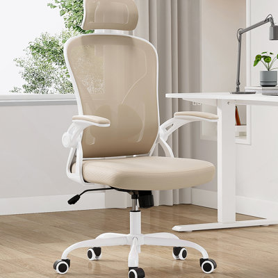 Chaise de bureau ergonomique avec appui-tête, accoudoirs et support lombaire réglable pour un bureau à domicile et un bureau confortables