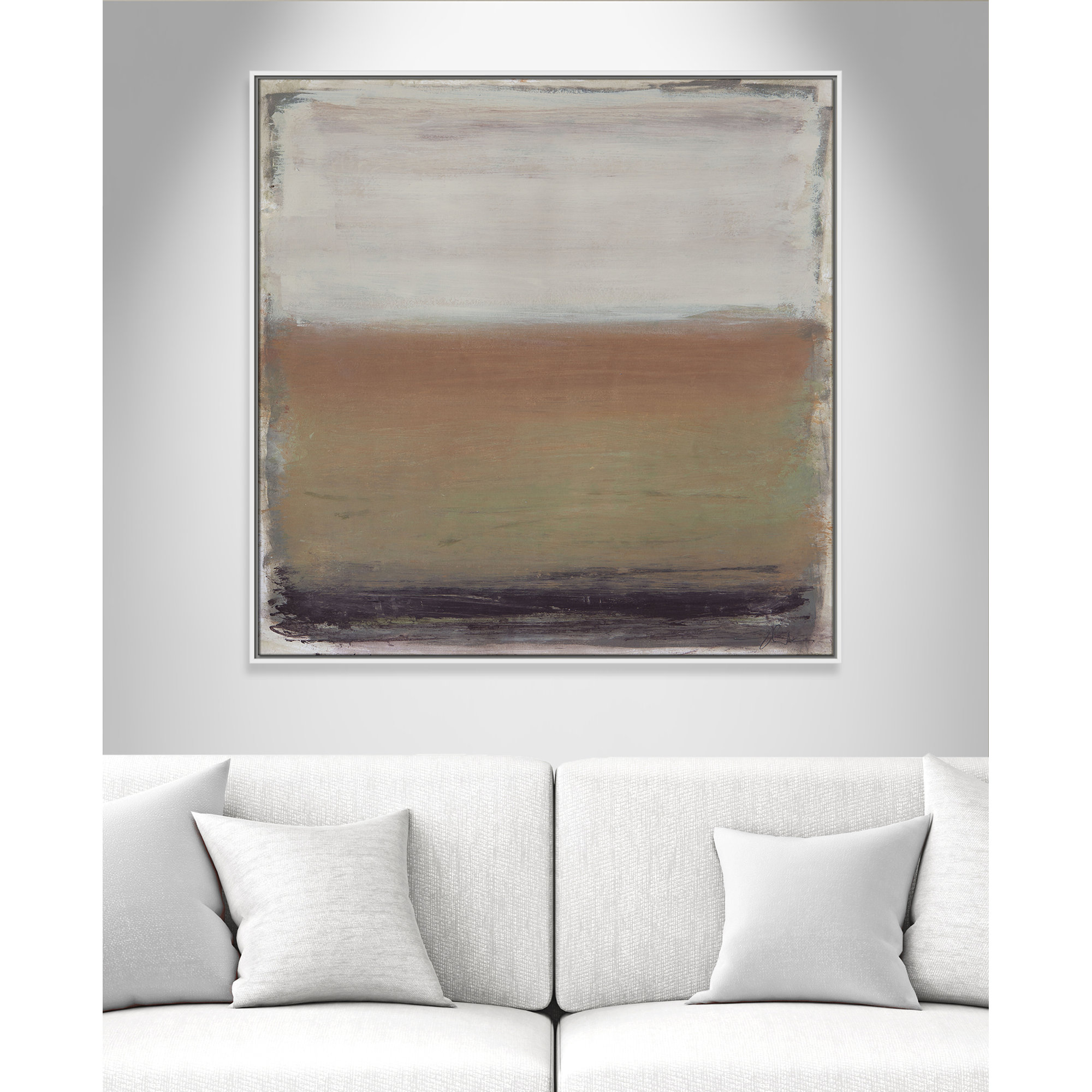 Arizona Print by , White, 41.5" H x 41.5" W