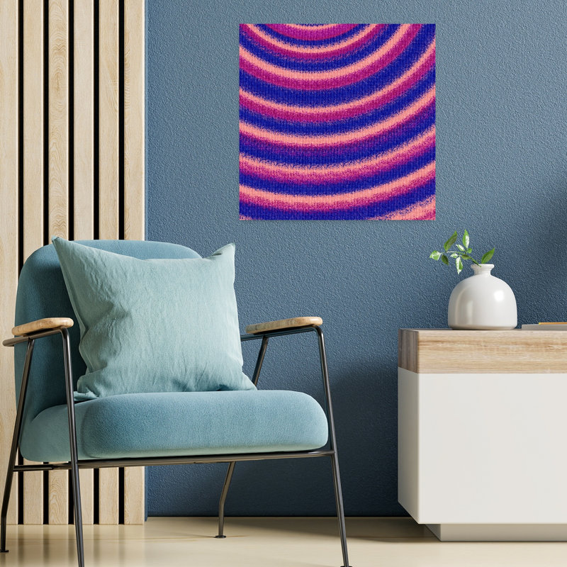 Art contemporain, art contemporain abstrait, H 18 po x l 18 po