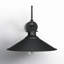 Sena Matte Black Metal Outdoor Adjustable Angle Barn Light